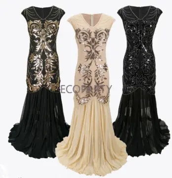 Gatsby long sale gown