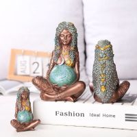 Mother Earth Gaia Statue Resin Crafts Ornaments Mythic Home Figurine Goddess of Art Desktop Gifts Decoration Pendant