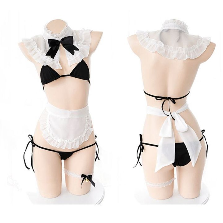 kawaii-maid-lingerie-cosplay-half-cup-micro-bikini-g-string-thong-sex-skirt-ligerie-sexy-full-set-erotic-mistress-outfit