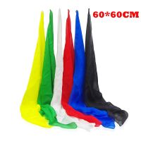 【CW】 1PC Silk Scarves (60CM6 Colors Available) Tricks Close Up Gimmick Prop Accessories Appearing Vanishing