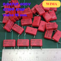 Capacitor 0.047UF 400V (473=47NF) MKP 10 WIMA ขาห่าง 15 mm. คาปาซิเตอร์ ตัวเก็บประจุ แท้ -ใหม่คุณภาพเต็ม อะไหล่อิเล็คทรอนิกส์ Capacitor 400V Capacitor 0.047UF ตัวเก็บประจุ 400V