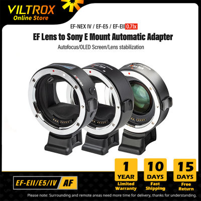 Viltrox EF-E5 Sony E สมาร์ทเลนส์อะแดปเตอร์แหวน Auto Focus 0.71x OLED จอแสดงผลกรอบ Speed Booster Adapter สำหรับเลนส์ Canon EF ถึง A1 A7C A7R Iii IV A7 Iii A6400 A6600 A7R IV A9