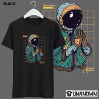 [S-5XL] เสื้อยืดแขนสั้น พิมพ์ลายนักบินอวกาศ Unknown CyberpunkDIY เสื้อยืด  G1ZR