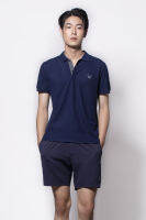 ESP เสื้อโปโลเฟรนช์ชี่ ผู้ชาย สีกรมท่า | Frenchie Polo Shirt | 3784