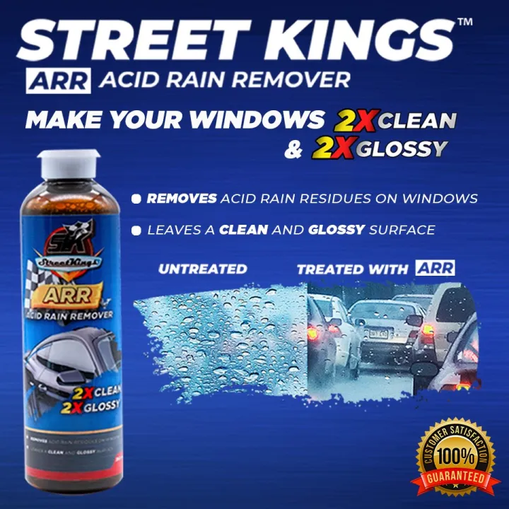 Watermarks and Acid Rain Stains Remover Clear Car Windshield Glass