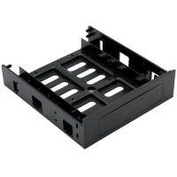 ✸ 5.25 inch CD-ROM Space to 3.5 inch 2.5 inch SATA HDD Mobile Rack Bracket Enclosure Black for PC