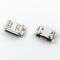 50pcs Micro USB 5Pin Jack Connector socket Data charging port tail plug For Samsung Galaxy A01 A015 A015F/DS Mini USB Jack