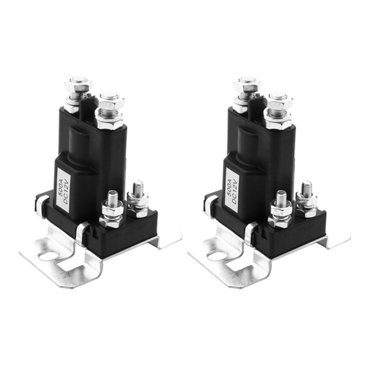 2pcs-4-terminal-12v-500a-car-start-relay-dual-battery-isolator-automobile-start-solenoid-relay-car-on-off-power
