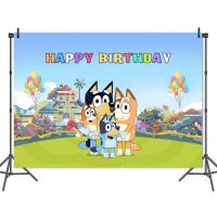 Shepherd Dog Family Cartoon Theme Background Children Birthday Party Prop Decoration Wallpaper Photo Studio Photography Backdrop