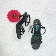 Giày Cao Gót Nhọn 7p Kiểu dây mảnh chéo đơn size 37