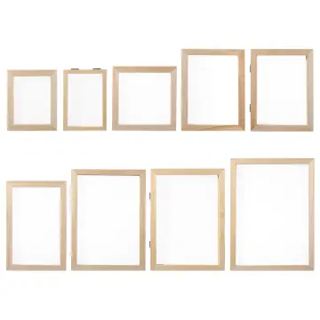 Worown Plastic Paper Making Frame Kit Papermaking Mould 5 x 7 inch Paper Screen for DIY Paper Making Craft