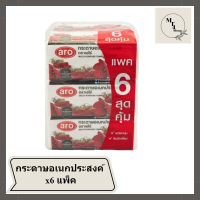 เอโร่ กระดาษอเนกประสงค์ 90 แผ่น x 6 แพ็ค รหัสสินค้าli1726pf