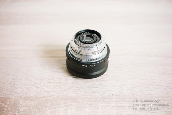 ขายเลนส์มือหมุน-industar-50mm-f3-5-silver-ใส่กล้อง-sony-mirrorless-ได้เลยไม่ต้องหา-adapter