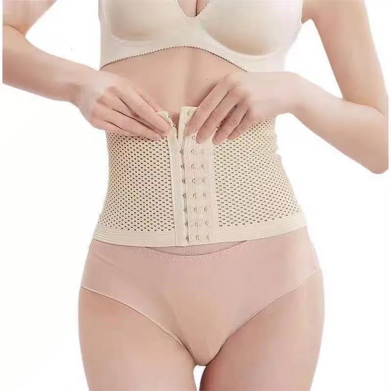 Waist Girdle Tummy Trimmer Body Shaper Breathable Waist Binder