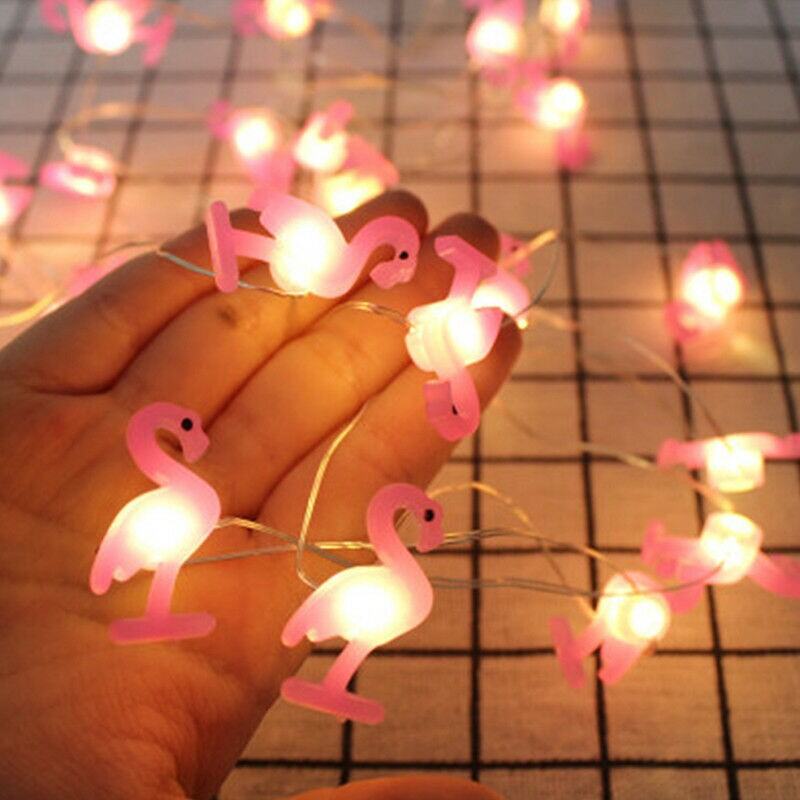 Soyon Cute Flamingo Fairy String Lights For Wedding Party Decoration 2M 20LED 