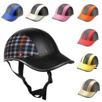 [COD] Motorcycle helmet male and female personality lightweight half electric vehicle baseball cap safety