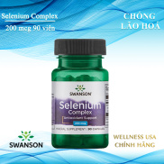 Swanson Selenium Complex chông lão hoá sức khoẻ tuyến giáp 90 viên date 02