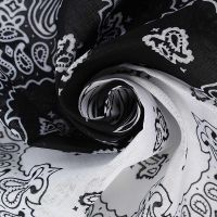 Women Men Cotton Fashion Bandanas Paisley Sided Double Best Scarf Wrap Head Y1E5