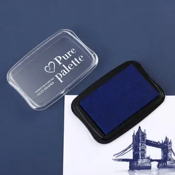 Inkpad Stamps Black, Stamp Blue Ink Pad, Deli Stamp Pad, Black Ink Pad