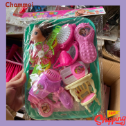 Bộ đồ chơi búp bê trang điểm cho bé gái CHAMMEI