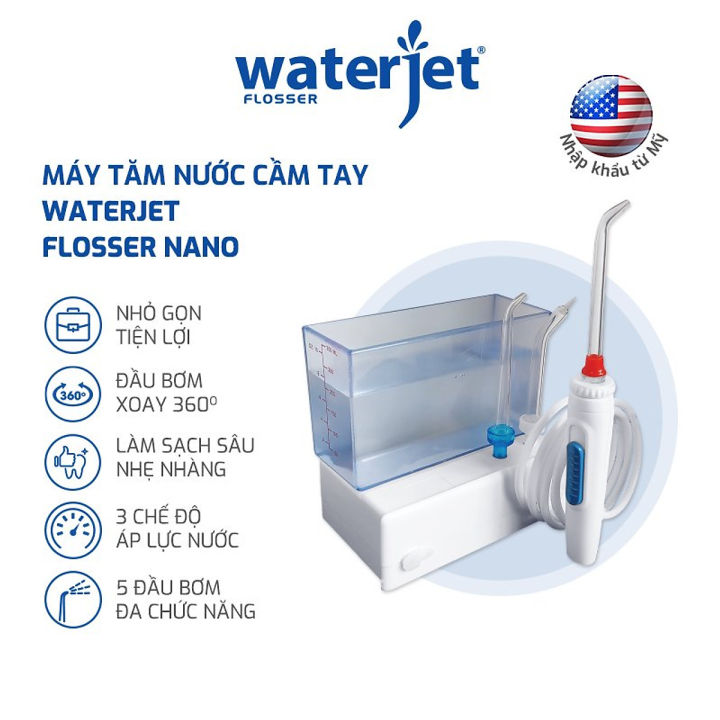 Máy tăm nước vệ sinh răng miệng Waterjet Nano | Lazada.vn