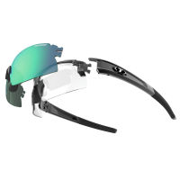 Tifosi Pro Sunglasses แว่นกันแดด รุ่น ESCALATE H.S. Gloss Black (Clarion Green/Clear/AC Red)