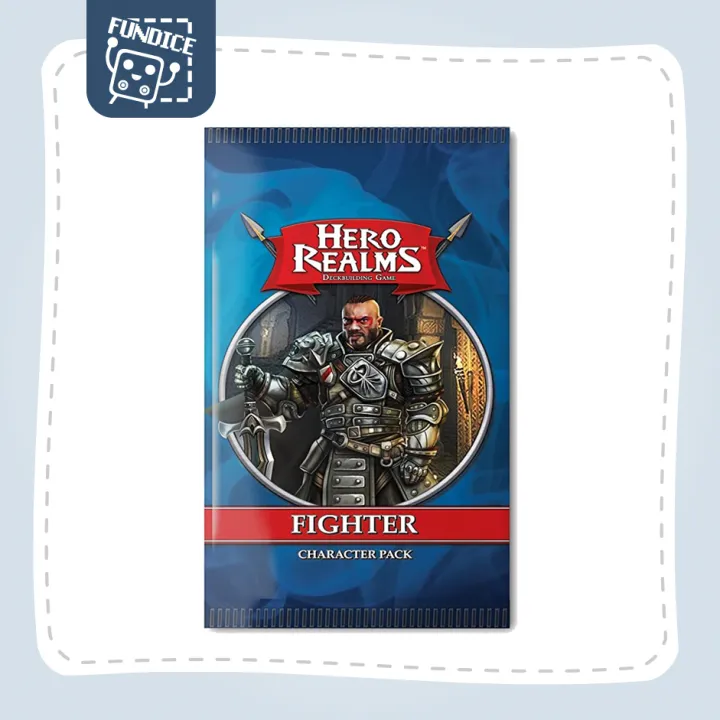 [Fun Dice] Hero Realms Fighter Pack Expansion Board Game Lazada.co.th