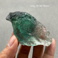 100 ธรรมชาติสีเขียว Fluorite Baby Blue Fluorite คริสตัลดิบหิน Ore ตัวอย่าง