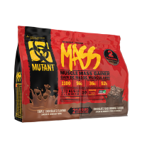 Mutant Mass 2.72 kg./ 6 lbs Dual Chamber Triple Chocolate&amp;Chocolate Fudge Brownie เพิ่มขนาด เพิ่มน้ำหนัก เพิ่มกล้ามเนื้อ