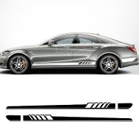 รุ่น1ประตูด้านข้างกระโปรงลายสติ๊กเกอร์สำหรับ Mercedes รถเบนซ์ชั้น CLS W219 C219 W218 C218 X218 C257 CLS63อุปกรณ์เสริม AMG