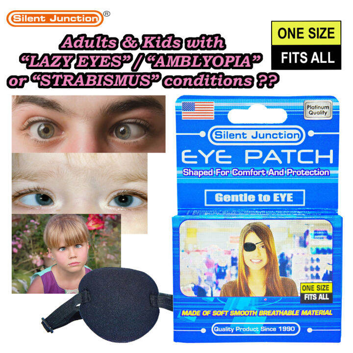 SILENT JUNCTION EYE PATCH LAZY EYE ADULTAMBLYOPIA EYE PATCHPIRATE EYE