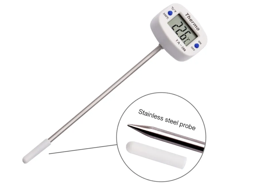 TA288 LCD Digital Food Thermometer BBQ Probe Thermometer