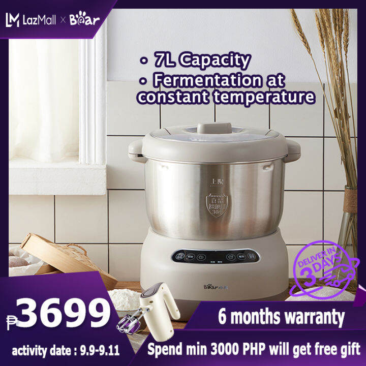 Bear Dough Mixer 7L Small Automatic Electric Household Kneading Machine