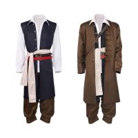 [COD] movie Pirates of the Captain Jack JackSparrow cosplay male full costume