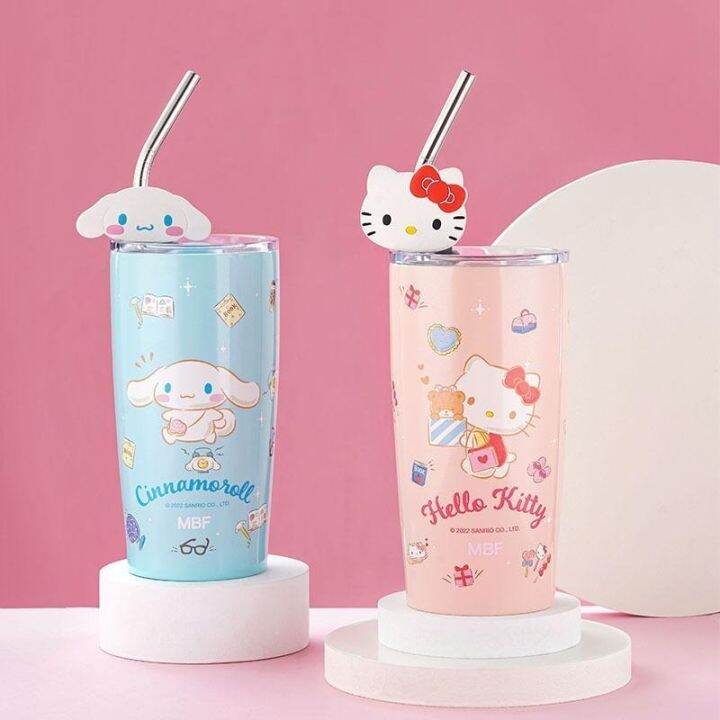 750Ml Anime Kuromi Melody Cinnamoroll Large Capacity Stainless