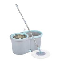 ชุดไม้ถูพื้นถังปั่น EAZY CLEAN (Spin Mop) รุ่น SX1809 สีเทา (แถมผ้าถูพื้น 2 ชิ้น)