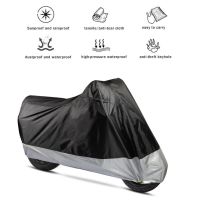 【LZ】 210d Black black Design Waterproof Motorcycle Covers Motors Dust Rain Snow UV Protector Cover Indoor Outdoor L XL XXL XXXL