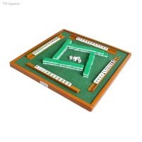 ✕☜ Mahjong Set with Folding Table for and Gatherings Durable Tiles Accessories Included