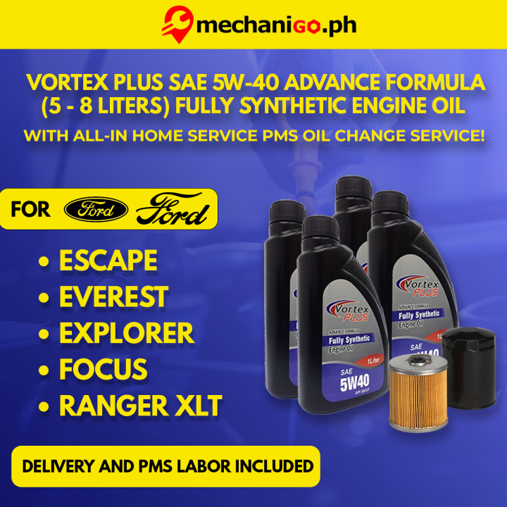 VORTEX PLUS SAE 5W40 ADVANCE FORMULA (4 Liters) Fully Synthetic