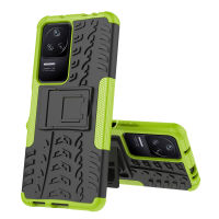 เคส Redmi K40S Case หรูหรา PC + TPU Stand Armor ShockProof