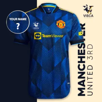 Manchester United F.C. Jersey (Away) 21 22 Season - Light Blue