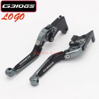 โลโก้เลเซอร์แกะสลักสำหรับ BMW G310GS G 310GS G310 GS 310 GS 2017-2018 CNC ก้านคลัตช์เบรกรถจักรยานยนต์แบบปรับได้