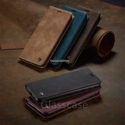 เคสโทรศัพท์สำหรับ Samsung Galaxy S 22 21 20 Ultra S 22 21 20 Plus S21 20 FE S 21 20 S 22 21 20 S10 + 10 S10e 9 + 9 8 7 S7 Edge 4G 5G พลิกหนังเคลือบช่องเสียบการ์ดกระเป๋าสตางค์ยึดปลอกแม่เหล็กกันกระแทกปกหลัง