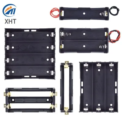 Hot Sell 1X 2X 3X 4X 18650 Battery Holder Storage Box Case 1 2 3 4 Slot Battery Container With Wire Lead For Arduino DIY KIT