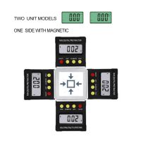 【♘COD Free Cas♘】 SGGG SHOP Goxawee ไม้ฉากโปรแทรคเตอร์ดิจิทัลไฟฟ้า Inclinometer สากล Bevel ระดับ360องศาวัดมุมแม่เหล็ก Goniome