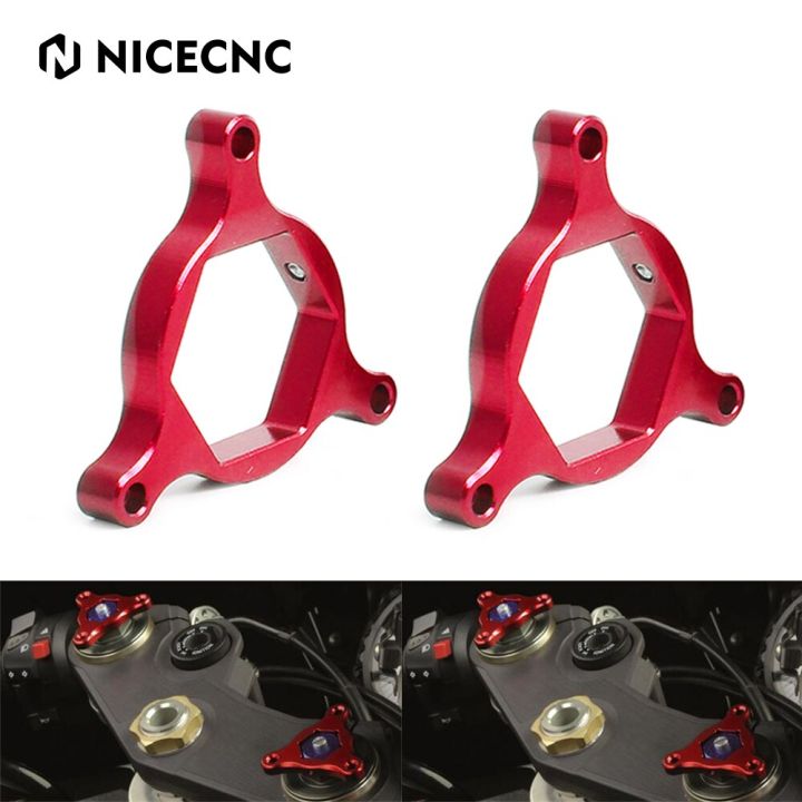 ตัวผ่อนกำลังฟอร์กหน้า-cnc-14มม-สำหรับเดโทนาไทรอัมฟ์675-675r-675สตรีทสาม-r-สตรีทสาม675ยามาฮ่า-r1-r6-fz1fz1-abs