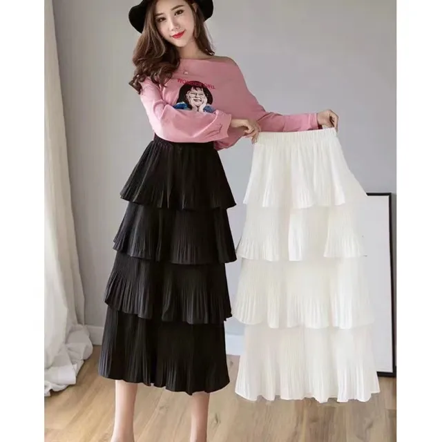 Chia sẻ hơn 67 chân váy xếp ly tầng dài hay nhất  trieuson5