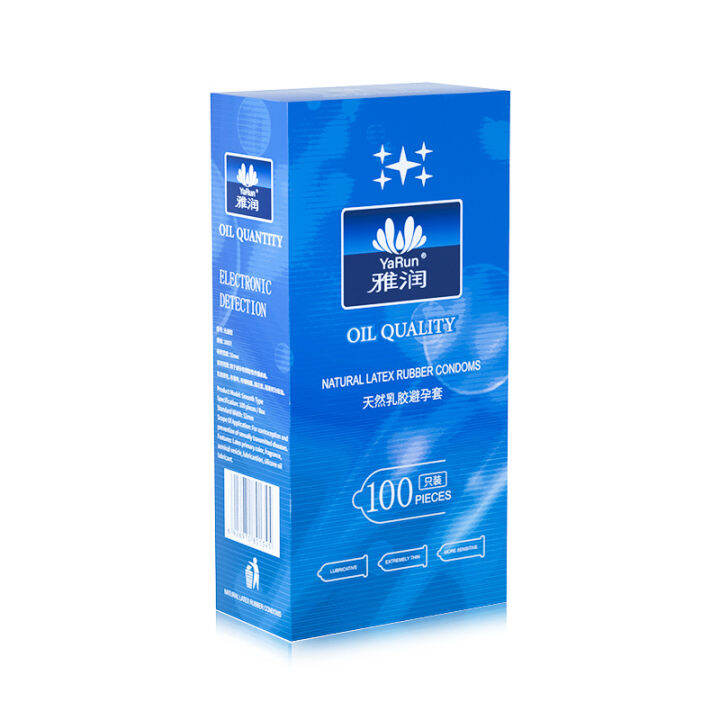 Yarun Condom Thin Smooth Large Oil Pack of 100 Lazada PH
