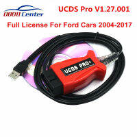 Full License UCDS Pro V1.27.001 Auto Diagnostic Scanner For Ford Cars UCDS Pro+ OBDII Interface Scan Tool With 35 Tokens