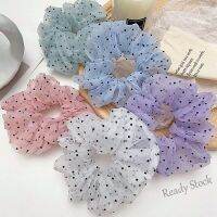 【Ready Stock】 ₪▣☼ C18 ✨✨ ✨(BIG SIZE) 20 COLORS Korean floral plaid hair rope simple hair tie rubber band